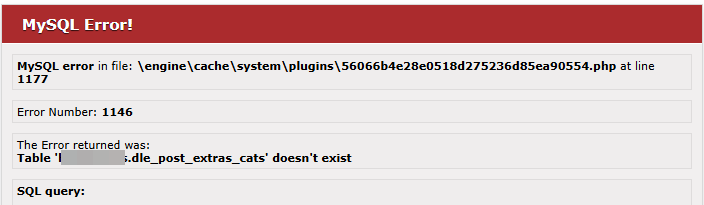 Ошибка в коде в последней версии DLE, возможно и в более ранних версиях
