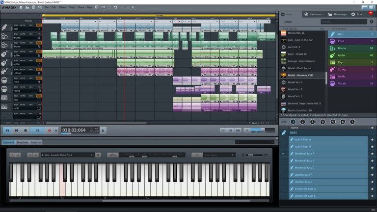MAGIX Music Maker Premium - секвенсор для создания музыки