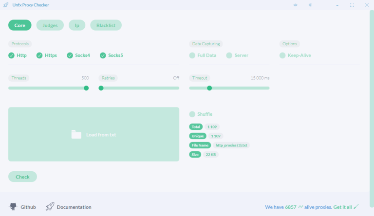 Unfx Proxy Checker & Unfx Proxy Parser