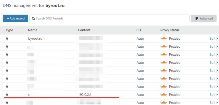 Редирект домена/поддомена 301/302 через cloudflare