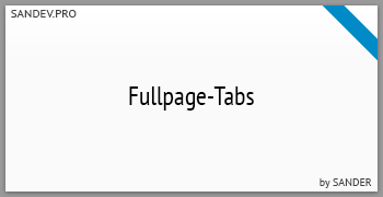 Fullpage-Tabs by Sander v.1.6