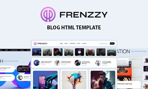 Frenzzy - Blog HTML Template