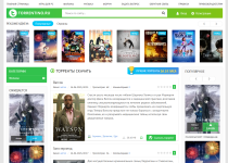 Torrentino - шаблон для торрента и фильмов онлайн на DLE