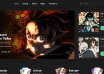 Vivid - Уникальный и стильный шаблон для сайтов аниме тематики (HTML)